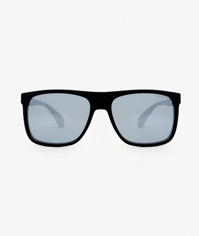 Superdry Square Sports Sunglasses Matte Black / Mirror Lens