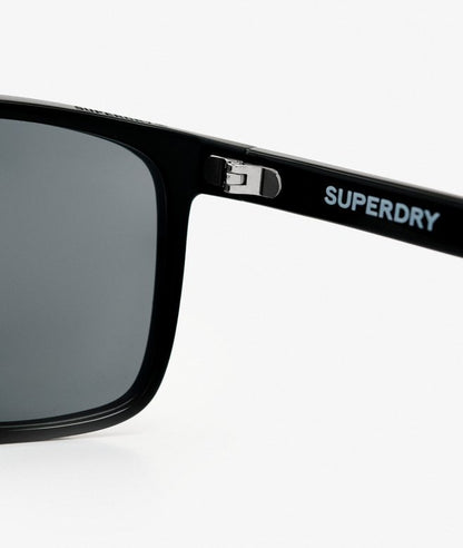 Superdry Square Sports Sunglasses Matte Black / Mirror Lens