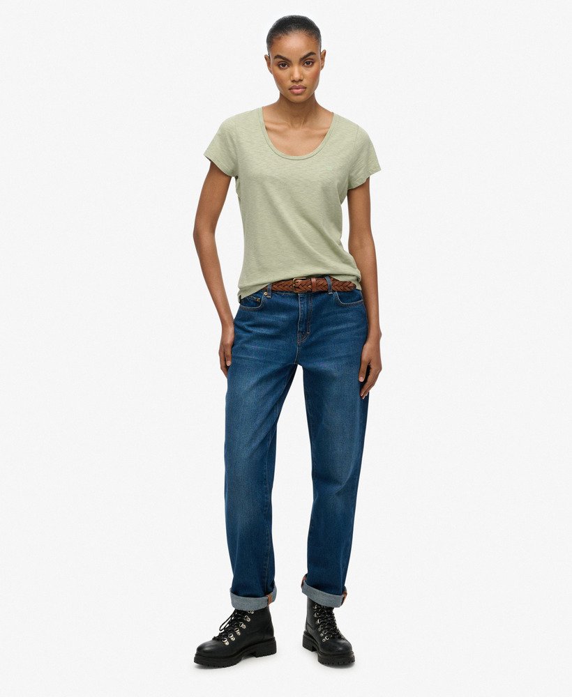 Superdry Studios Scoop Neck T-Shirt Dusty Sage