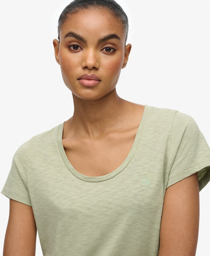 Superdry Studios Scoop Neck T-Shirt Dusty Sage