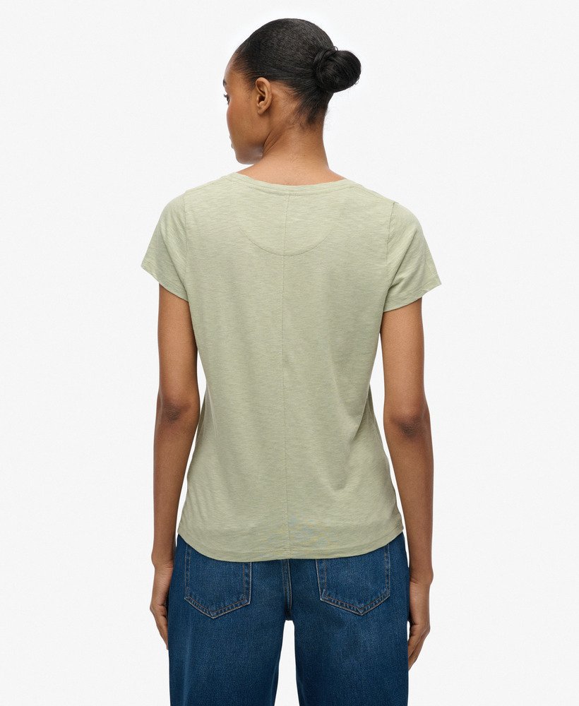 Superdry Studios Scoop Neck T-Shirt Dusty Sage