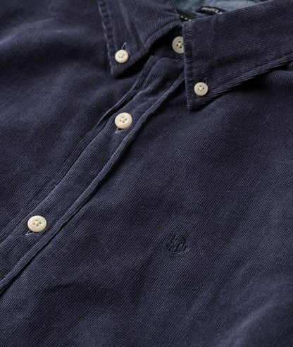 Superdry Classic Needle Cord Shirt Lauren Navy