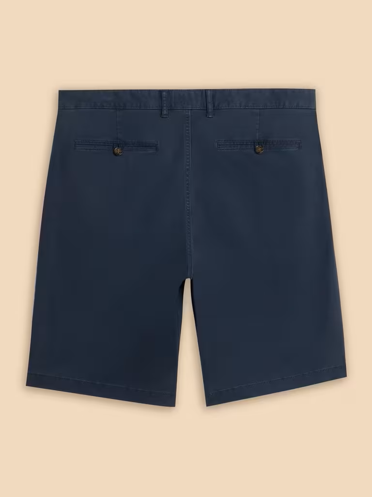 White Stuff Sutton Organic Chino Shorts Dark Navy