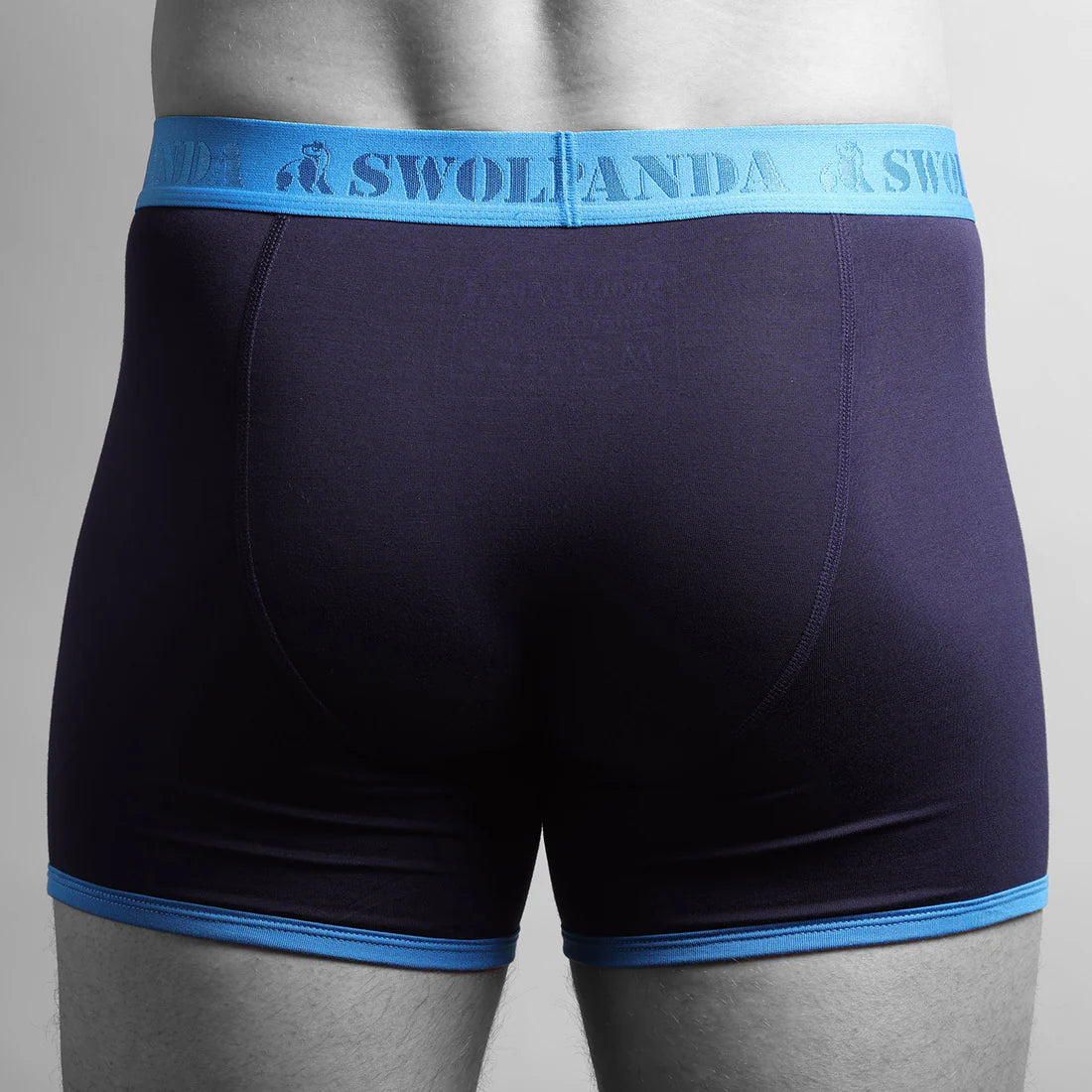 Swole Panda Bamboo Boxers Navy/Blue