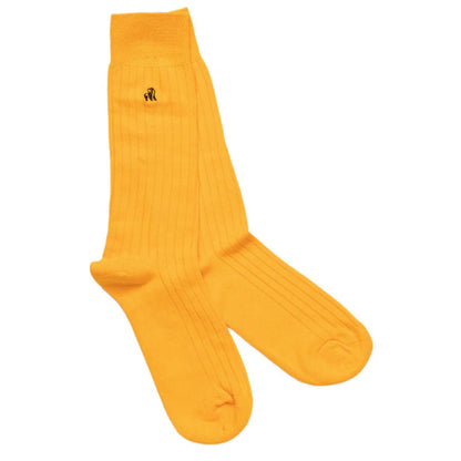 Swole Panda Bumblebee Yellow Socks