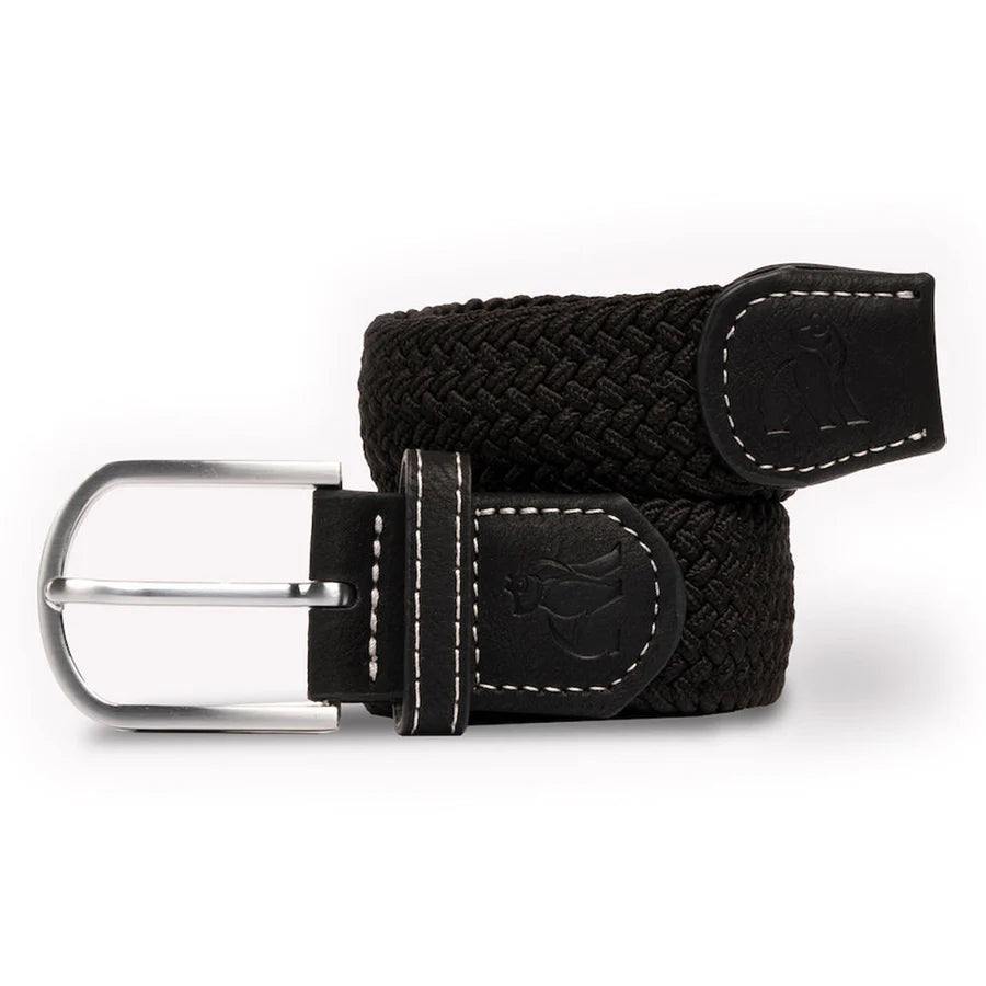 Swole Panda Jet Black Woven Belt