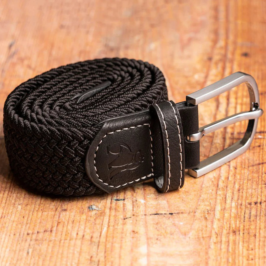 Swole Panda Jet Black Woven Belt