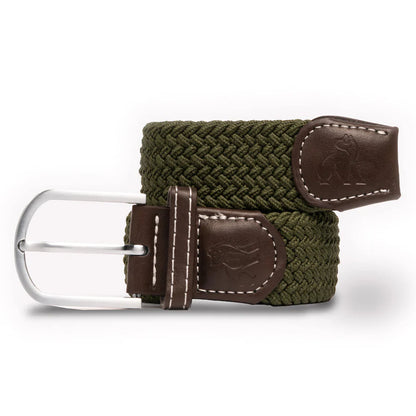 Swole Panda Khaki Green Woven Belt