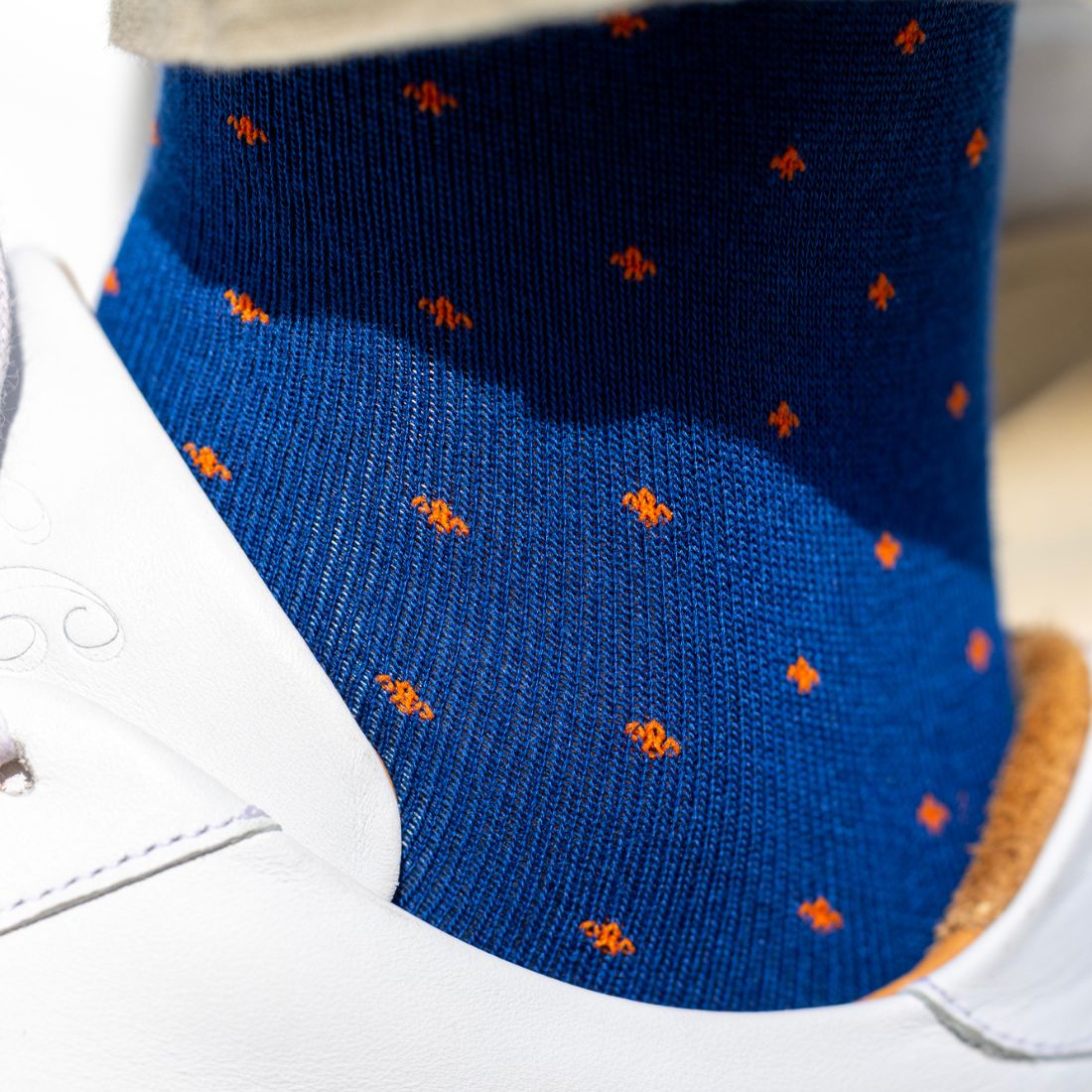 Swole Panda Spotted Orange Socks