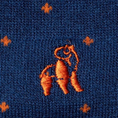 Swole Panda Spotted Orange Socks