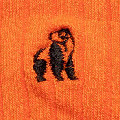 Swole Panda Tangerine Orange Socks