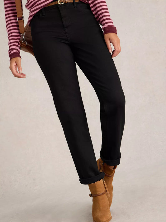 White Stuff Taylor Straight Jean Black Demin