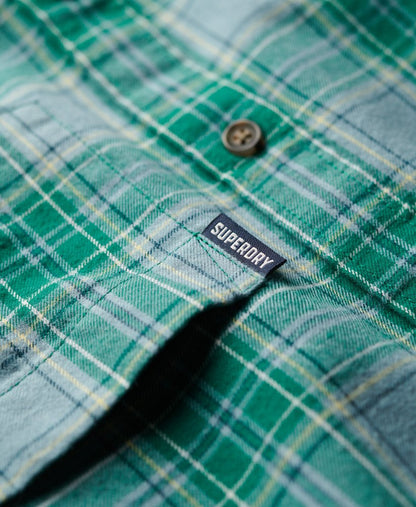 Superdry Organic Cotton Vintage Check Shirt Teal