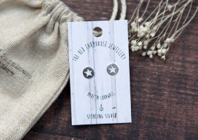 The Old Farmhouse Jewellery Mini Stud Open Star
