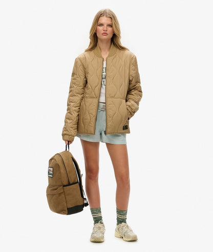 Superdry Workwear Canvas Montana Backpack Denim Co Tobacco Brown