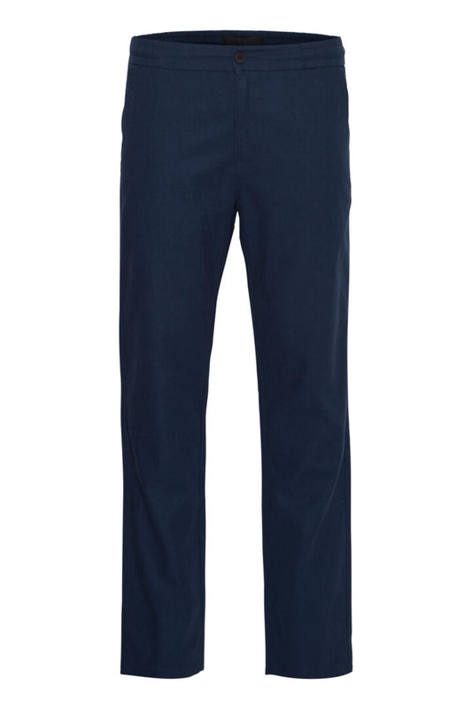Men's Trousers Men's Linen Trousers Blend Linen Trousers Dress Blue Casual Wear Trousers by Blend