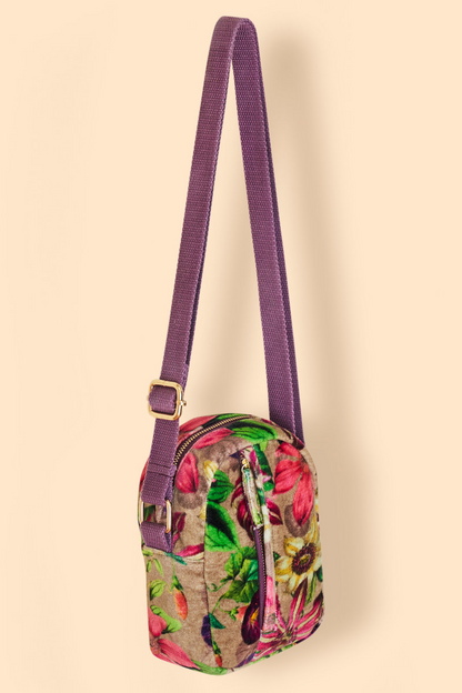 Powder Velvet 'Out & About' Bag Oversized Botanicals