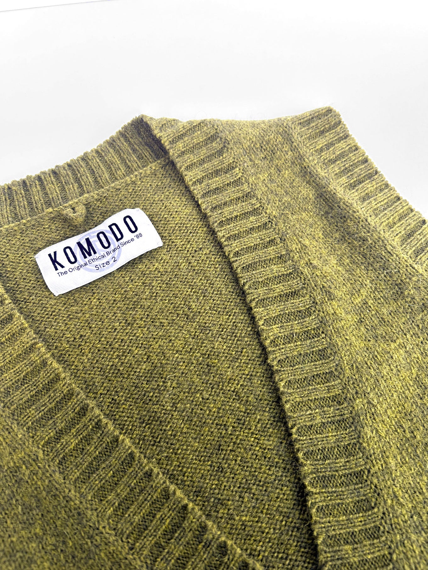 Komodo Satoshi Wool Vest Green