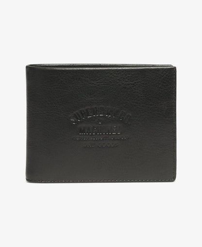 Leather Goods Wallet Black Superdry clothing mens leather wallet superdry wallet 