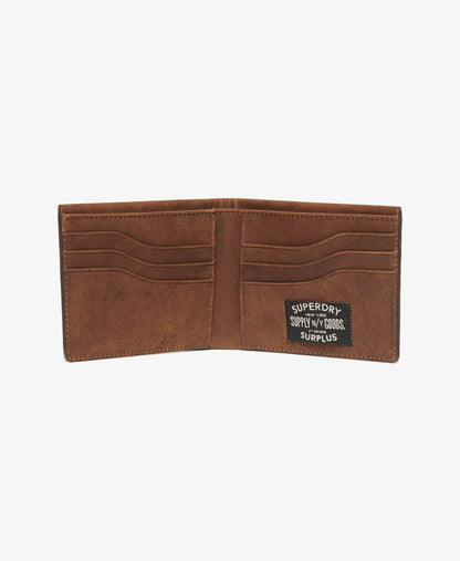 Superdry Leather Goods Wallet Tan