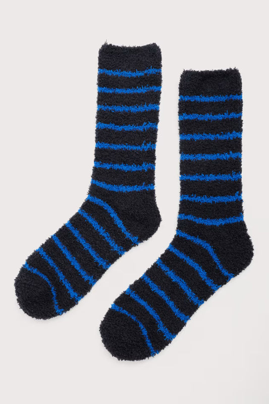 Seasalt Men's Short Fluffies Socks Breton Waterside