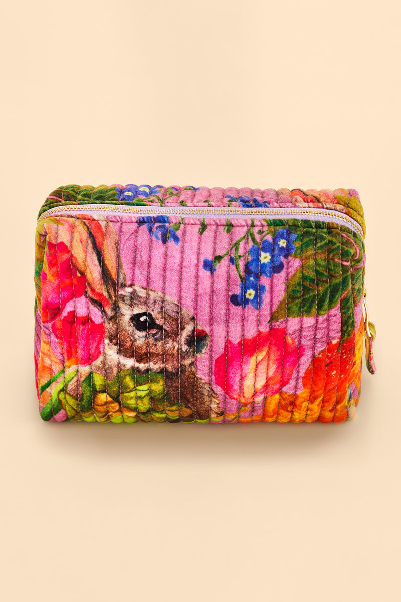 Powder Large Quilted Washbag Whimsical Woodland