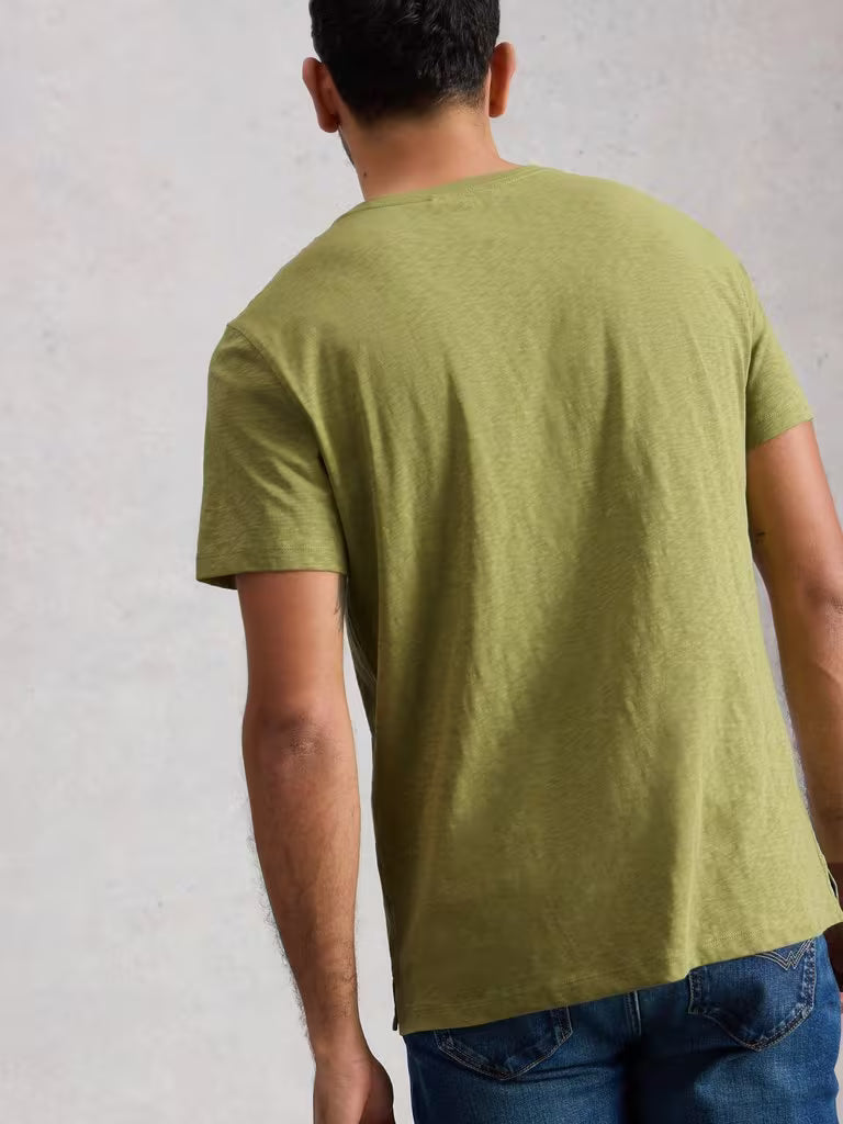White Stuff Abersoch Nature Graphic Tee Green