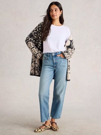 White Stuff Clara LS Tee Brilliant White