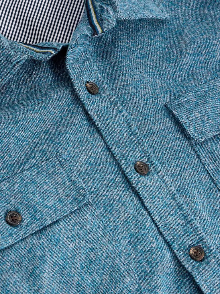 White Stuff Darwen Grindle Shirt Mid Blue