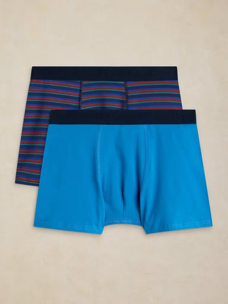 White Stuff Hove 2 Pack Boxers Red Multi