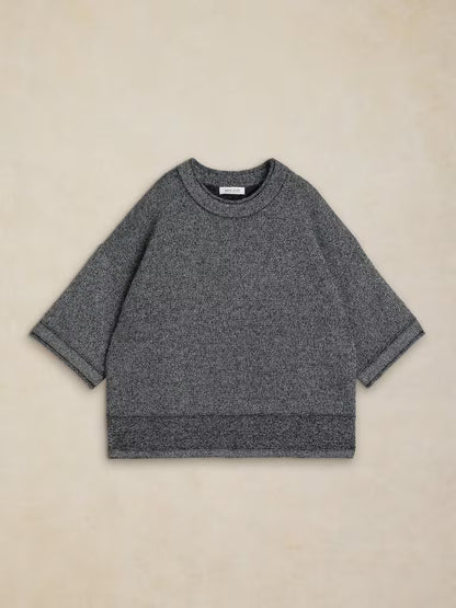 White Stuff Kate Sparkle Tee Dark Grey. Womens top with Crew Neck and Long Sleeve that's Regular fit and Machine Washable. Material: 76% Recycled Polyester, 10% Nylon, 8% Metallised Fibre, 4% Wool & 2% Elastane Style Code: 447677