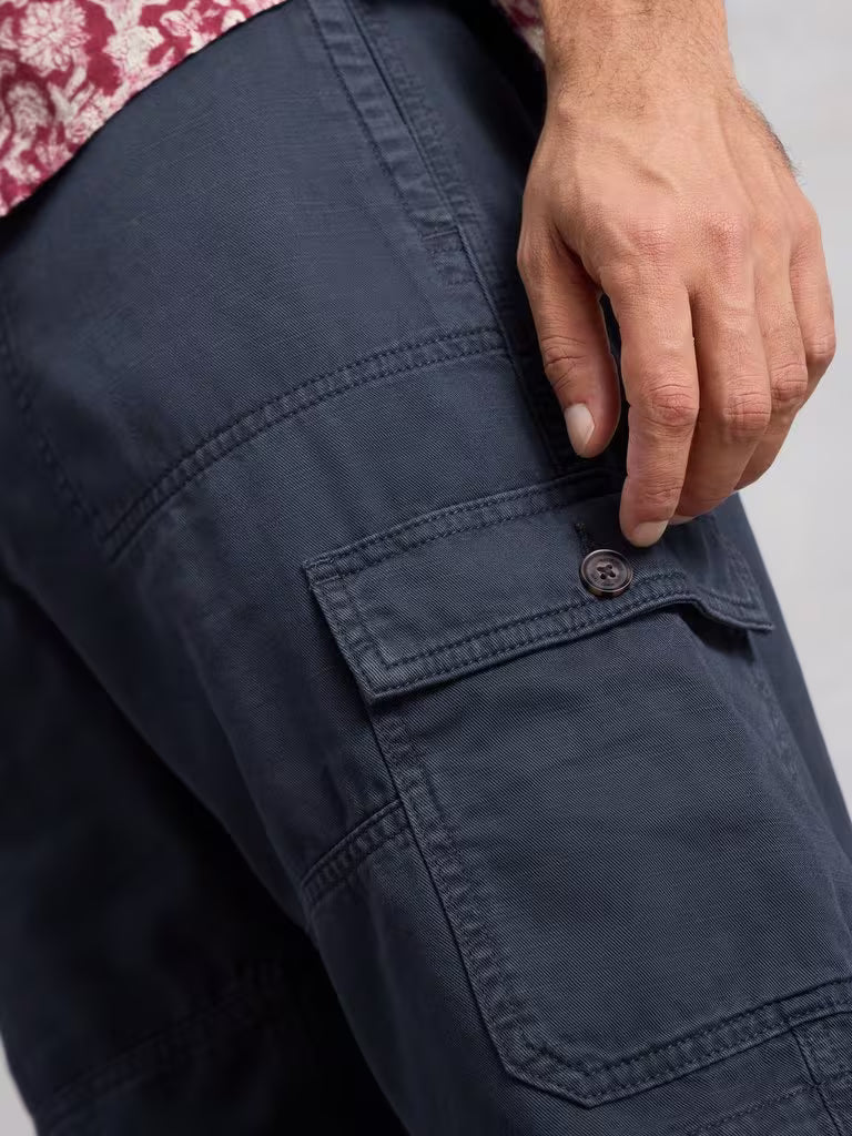 White Stuff Kemble Cargo Shorts Dark Navy