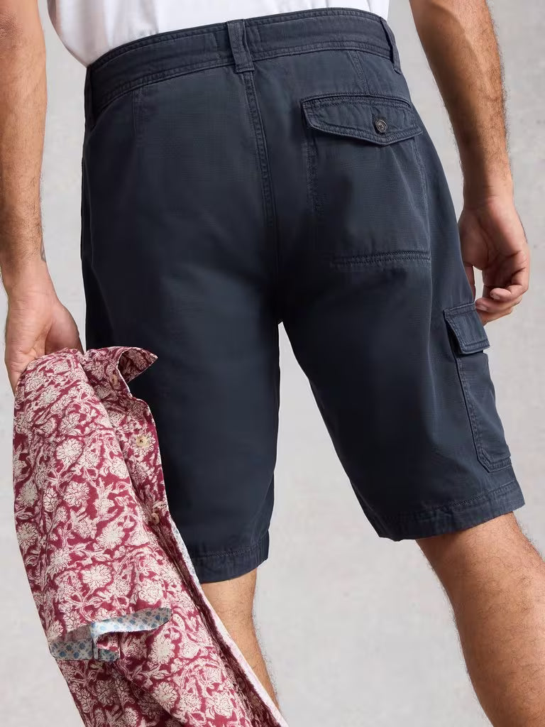 White Stuff Kemble Cargo Shorts Dark Navy
