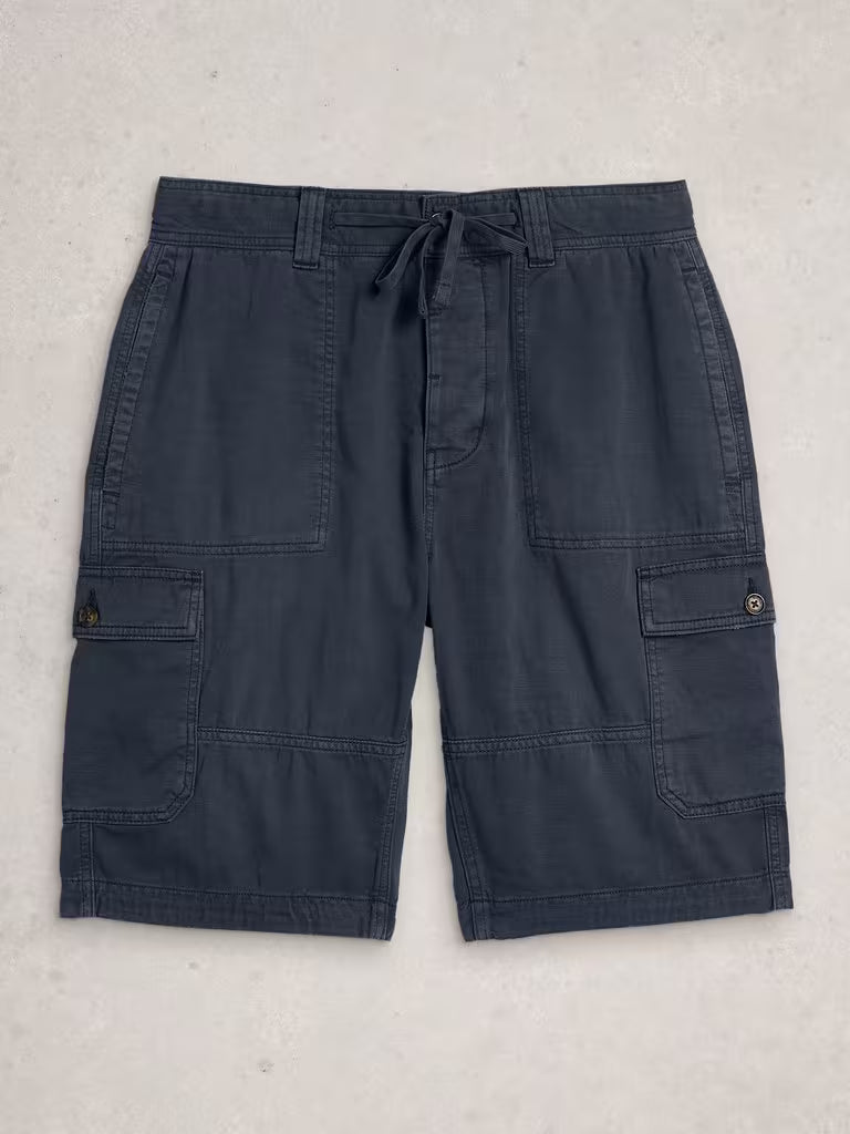 White Stuff Kemble Cargo Shorts Dark Navy