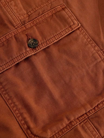 White Stuff Kemble Cargo Shorts Mid Orange