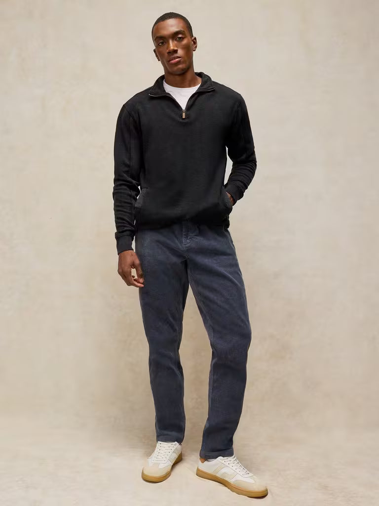White Stuff Kimber Cord Trousers Dark Grey. Mens Classic Fit trouser that's Full Length and Machine Washable Material: 99% Organic Cotton & 1% Elastane