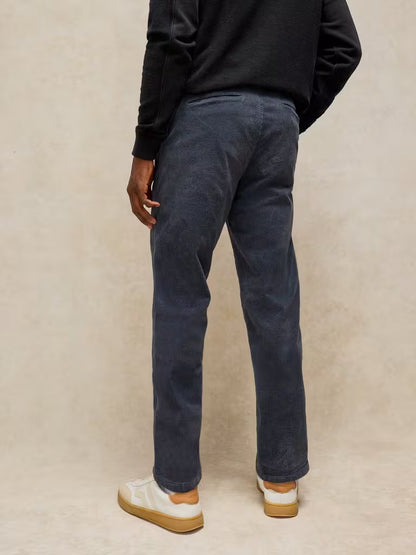 White Stuff Kimber Cord Trousers Dark Grey. Mens Classic Fit trouser that's Full Length and Machine Washable Material: 99% Organic Cotton & 1% Elastane