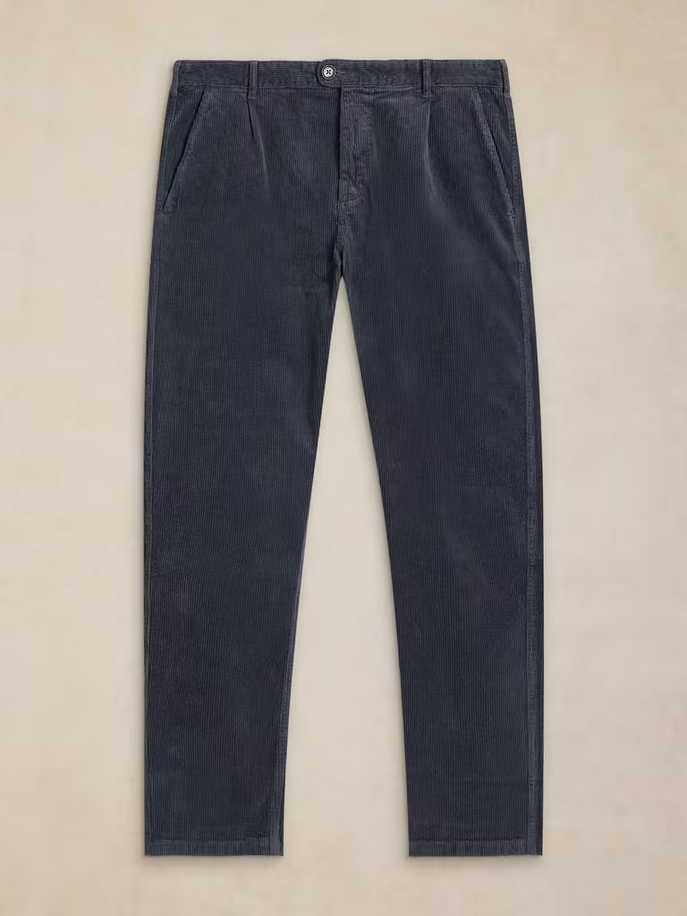White Stuff Kimber Cord Trousers Dark Grey. Mens Classic Fit trouser that's Full Length and Machine Washable Material: 99% Organic Cotton & 1% Elastane