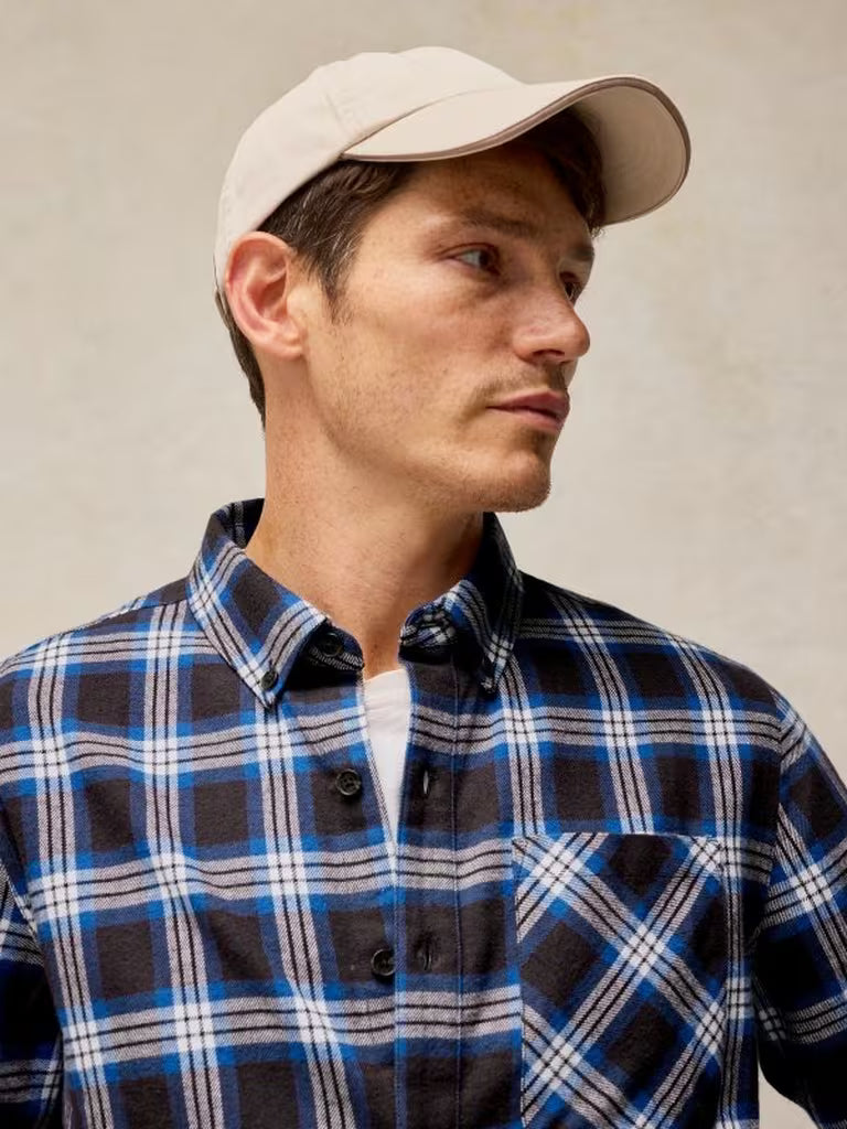 White Stuff Ludlow Check Shirt Brown Multi. Men's Collar shirt with Long Sleeve and a Classic Fit that's Machine Washable. Material: 100% Organic Cotton