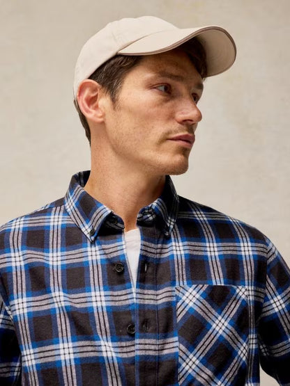 White Stuff Ludlow Check Shirt Brown Multi. Men's Collar shirt with Long Sleeve and a Classic Fit that's Machine Washable. Material: 100% Organic Cotton
