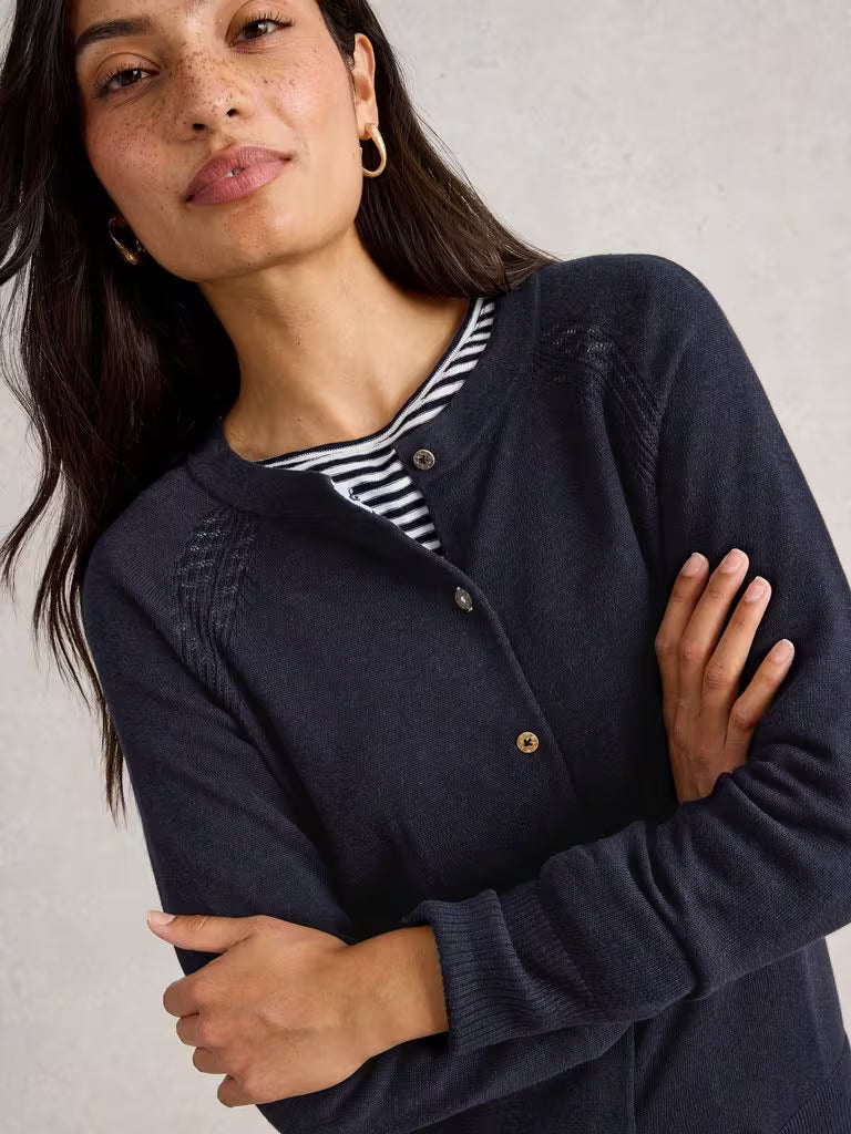 White Stuff Lulu Cardi Dark Navy