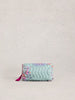 White Stuff Shelby Quilted Wash Bag Blue Print