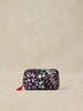 White Stuff Shelby Quilted Wash Bag Black Print