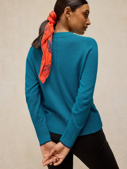 White Stuff Sienna Jumper Mid Teal