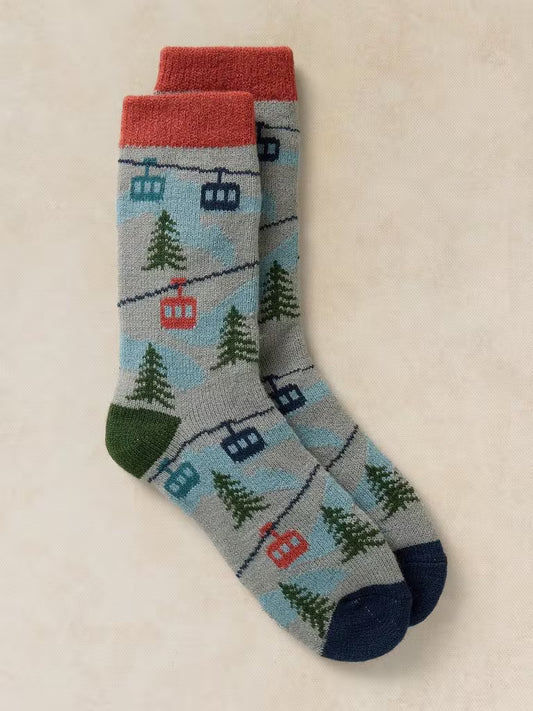 White Stuff Ski Lift Cabin Socks Grey