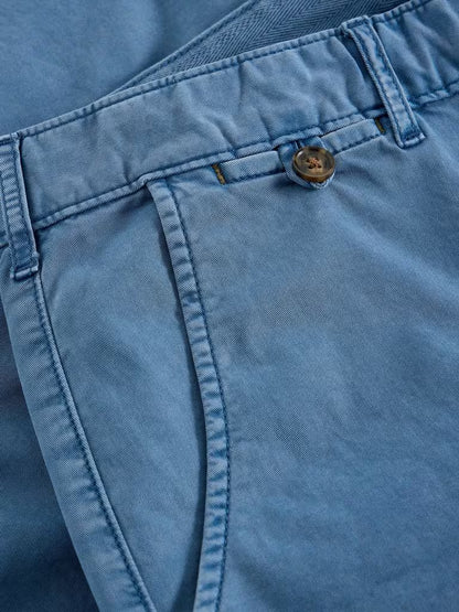 White Stuff Sutton Chino Short Organic Indigo Blue