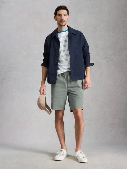 White Stuff Sutton Drawstring Shorts Light Green