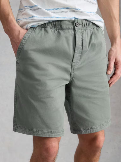 White Stuff Sutton Drawstring Shorts Light Green