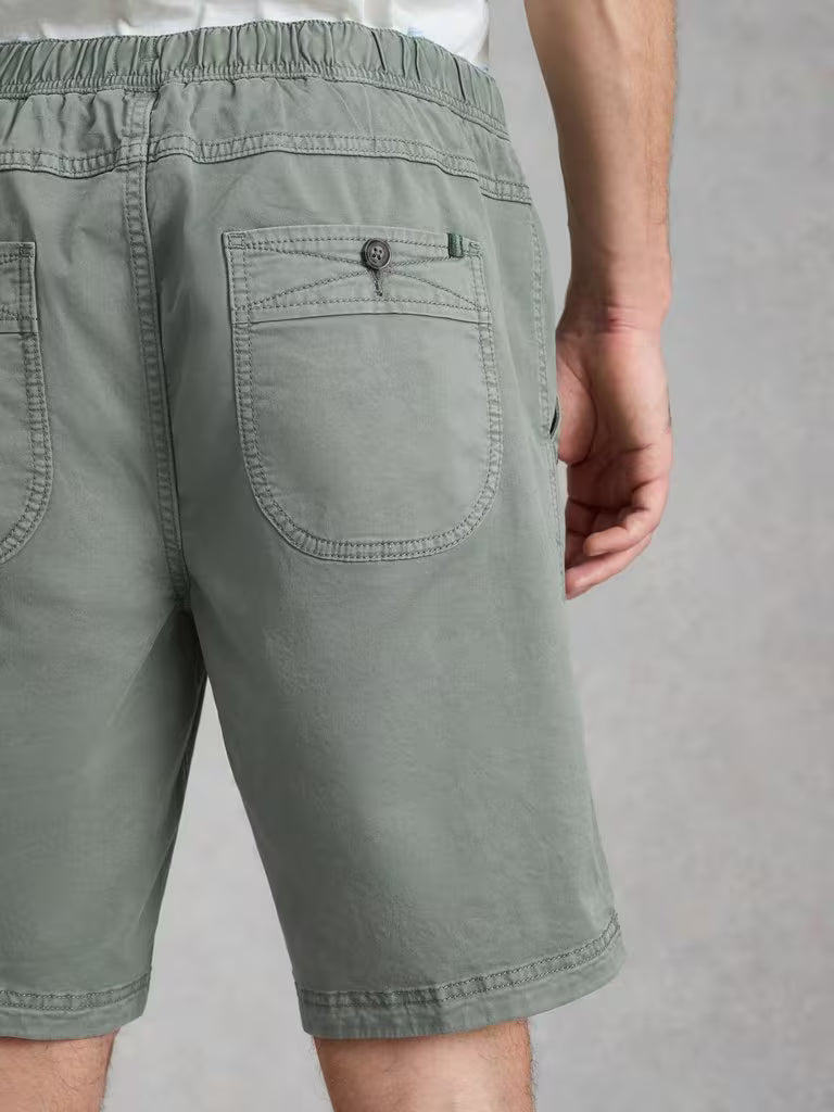 White Stuff Sutton Drawstring Shorts Light Green