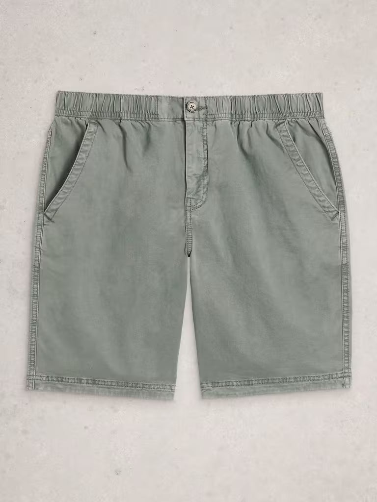 White Stuff Sutton Drawstring Shorts Light Green